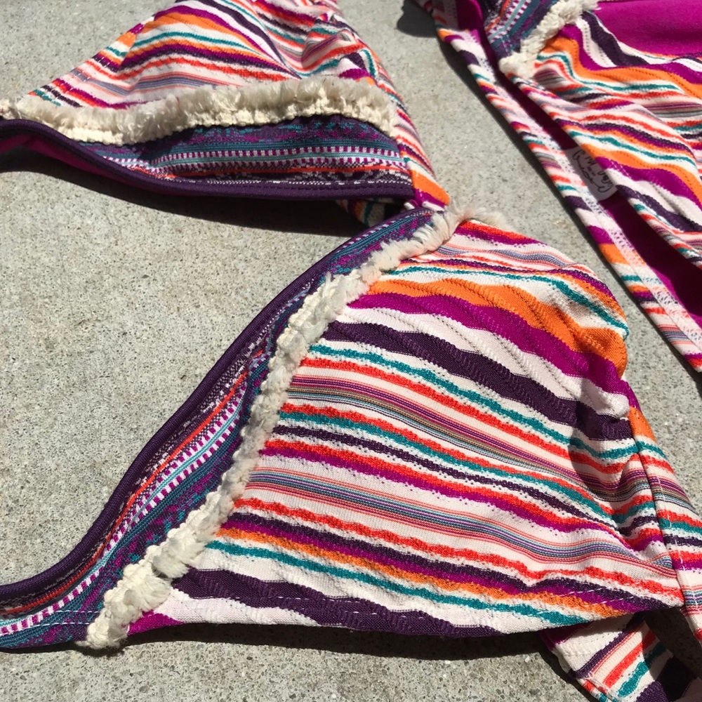 Lucky Brand String Tie Bikini